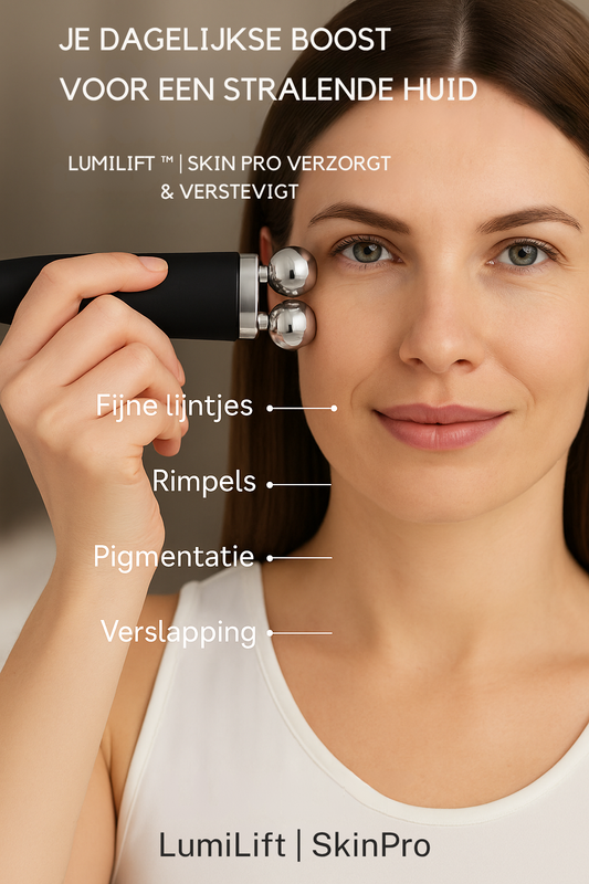 LumiLift™ | SkinPro – Stimuleer je Huid met Diepe Warmte & Vibratie voor een Stralende Look